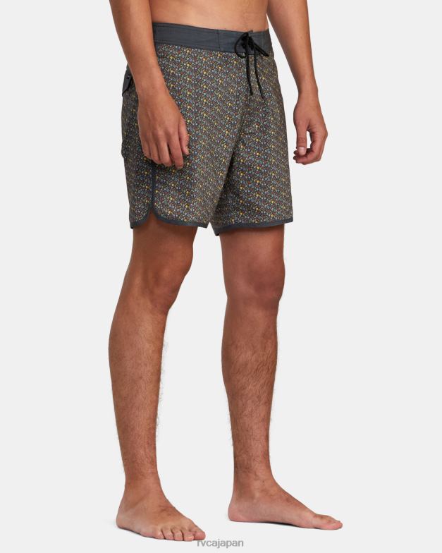 ボトムス TP8J987 明るい黒 RVCA ユニセックス フリーポート ボードショーツ 16