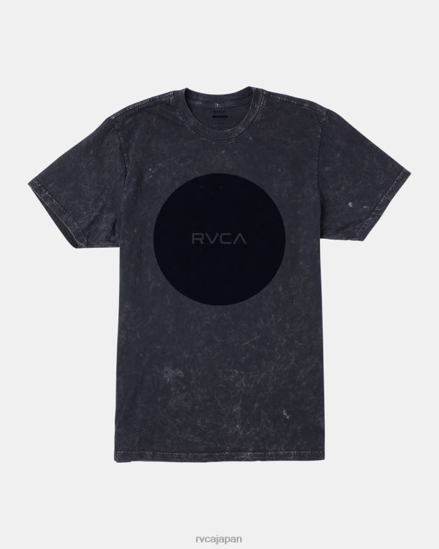 衣類 TP8J1025 ブラックショックウォッシュ RVCA 男性 モーターショックTシャツ