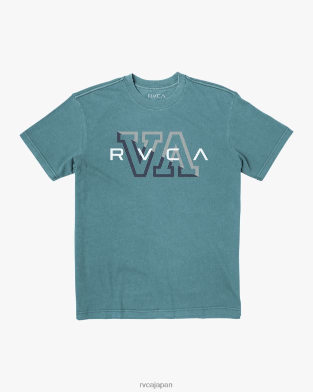 衣類 TP8J1045 ティール RVCA 男性 ハンプトンTシャツ