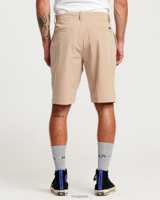 衣類 TP8J104 キャメル RVCA 男性 バランスハイブリッド20ショーツ