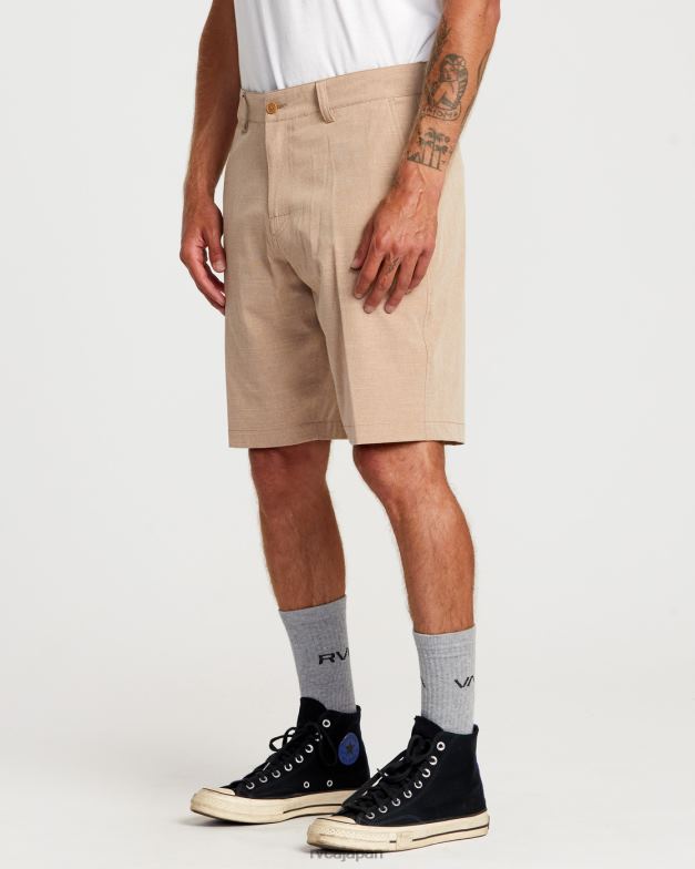 衣類 TP8J104 キャメル RVCA 男性 バランスハイブリッド20ショーツ