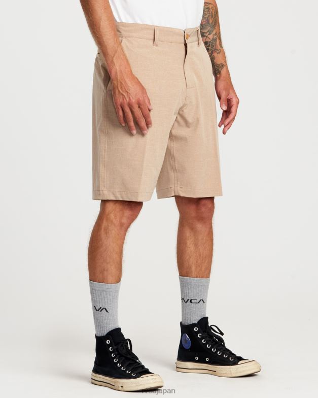 衣類 TP8J104 キャメル RVCA 男性 バランスハイブリッド20ショーツ