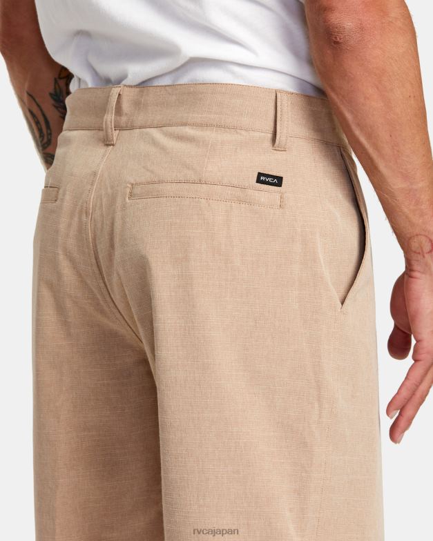 衣類 TP8J104 キャメル RVCA 男性 バランスハイブリッド20ショーツ
