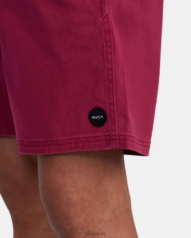 衣類 TP8J1056 サボテンローズ RVCA 男性 エスケープ弾性ウエストウォークショーツ 17