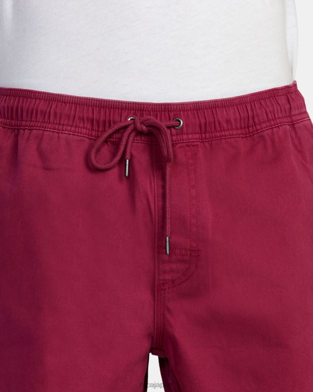 衣類 TP8J1056 サボテンローズ RVCA 男性 エスケープ弾性ウエストウォークショーツ 17