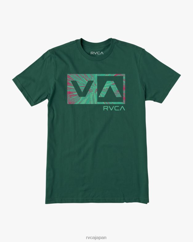 衣類 TP8J1058 ハンターグリーン RVCA 男性 バランスボックスTシャツ
