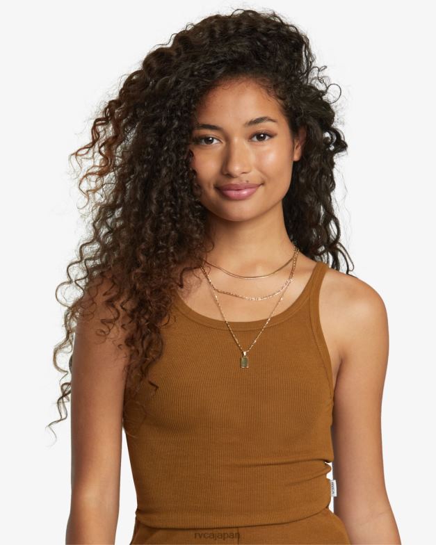 衣類 TP8J1080 シエナ RVCA 女性 スライドタンクトップ