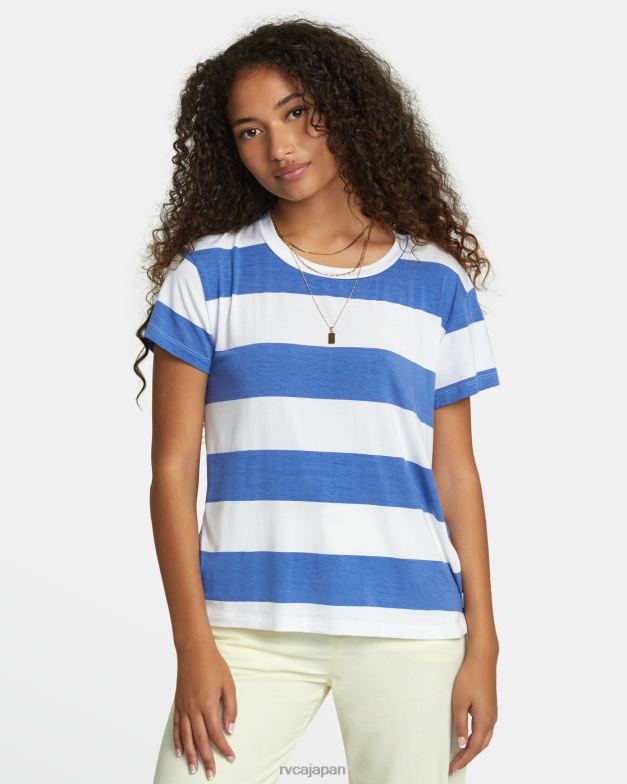 衣類 TP8J1085 海岸 RVCA 女性 リセス 3 クルーネック T シャツ