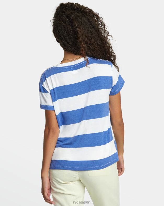 衣類 TP8J1085 海岸 RVCA 女性 リセス 3 クルーネック T シャツ