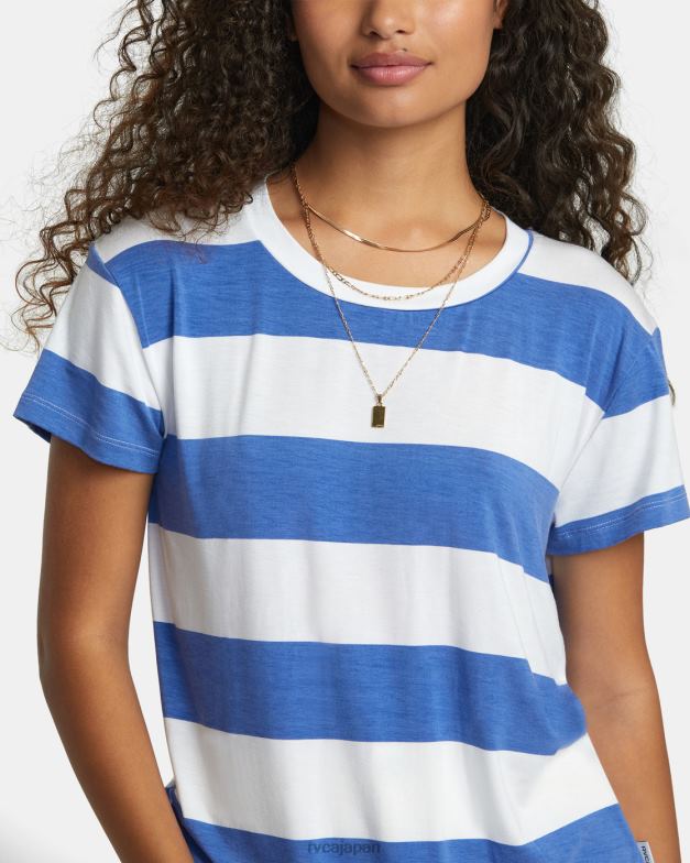 衣類 TP8J1085 海岸 RVCA 女性 リセス 3 クルーネック T シャツ