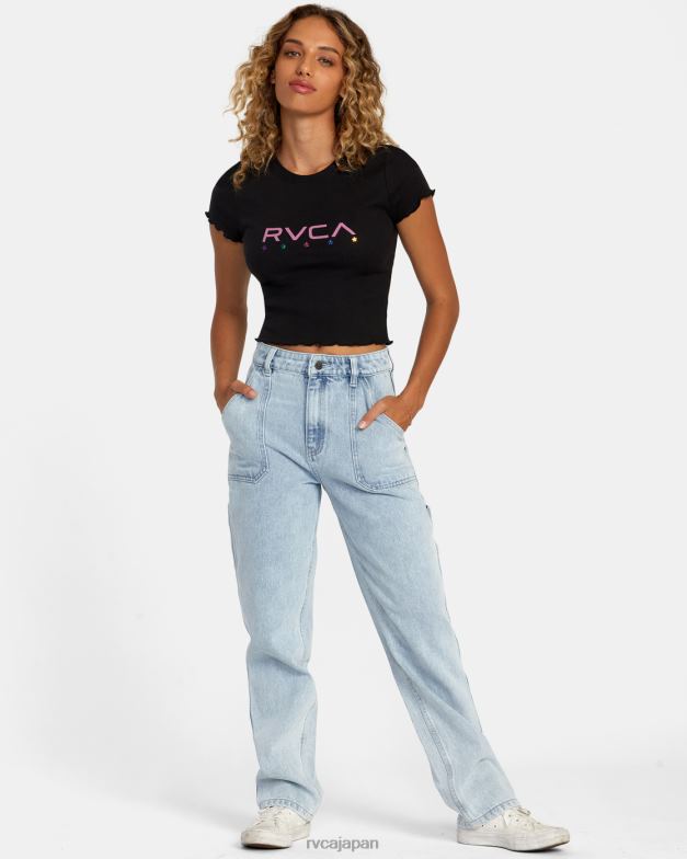 衣類 TP8J1111 黒 RVCA 女性 バランスティー