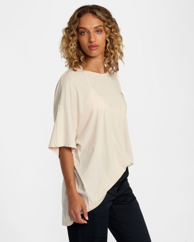 衣類 TP8J1149 チョーク RVCA 女性 バンジョーTシャツ