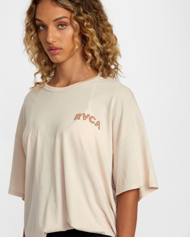 衣類 TP8J1149 チョーク RVCA 女性 バンジョーTシャツ