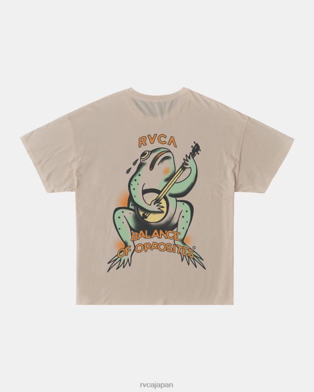 衣類 TP8J1149 チョーク RVCA 女性 バンジョーTシャツ