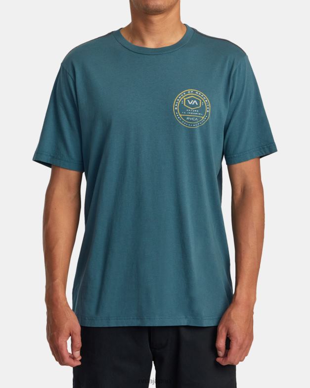 衣類 TP8J114 アヒルブルー RVCA 男性 トラクトティー