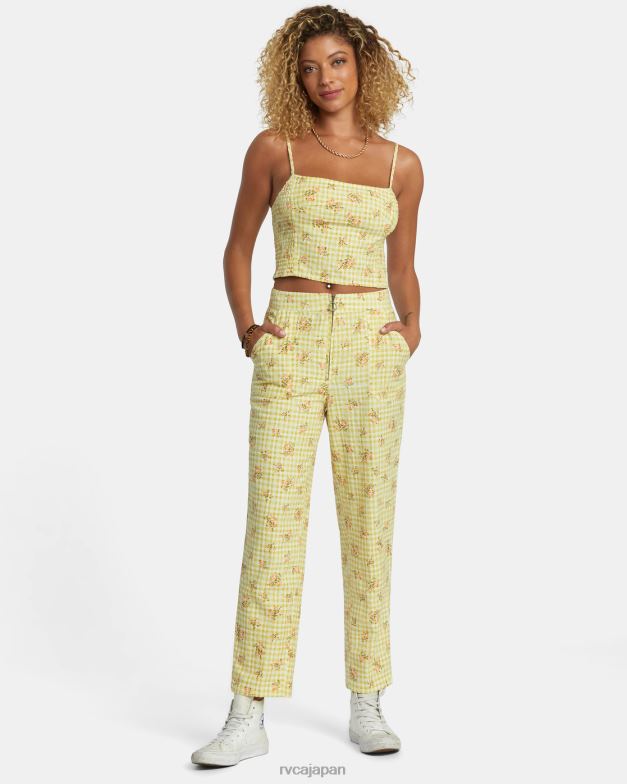 衣類 TP8J1179 ゴールデン RVCA 女性 ユナイテッドのタンクトップ