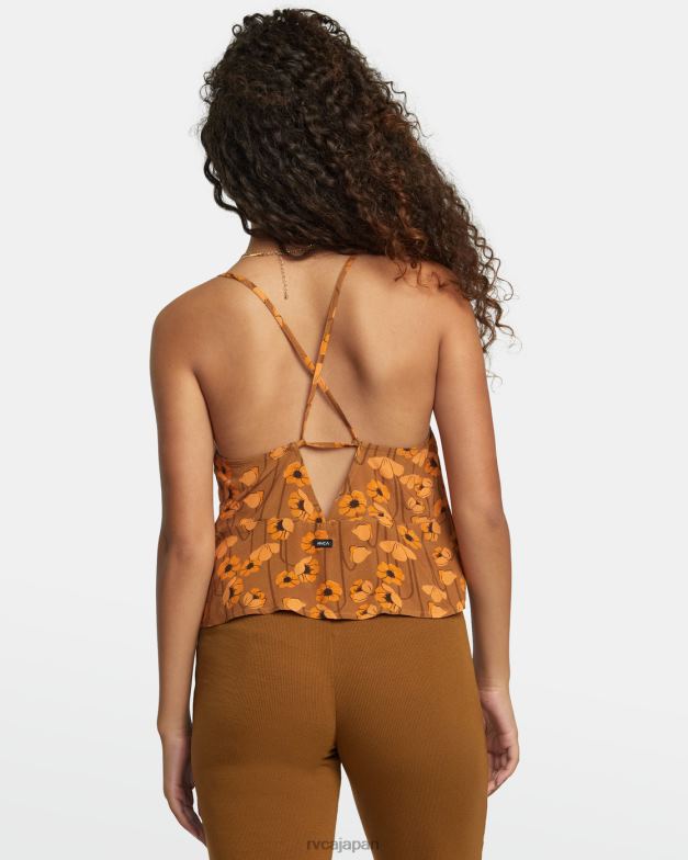 衣類 TP8J1187 シエナ RVCA 女性 ヒイラギタンクトップ