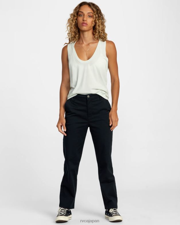 衣類 TP8J1197 空色 RVCA 女性 ミントタンクトップ