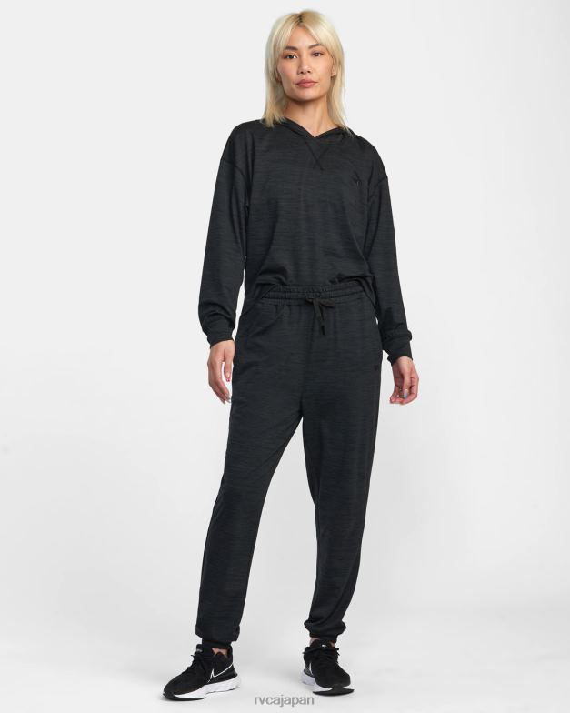 衣類 TP8J1232 黒 RVCA 女性 VA スポーツ C ケーブル ジョガー
