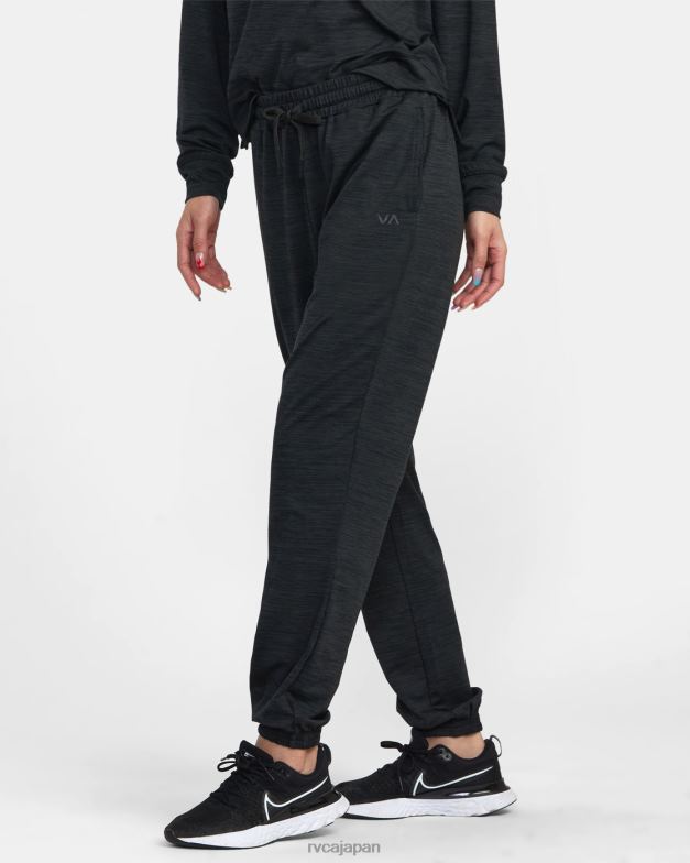 衣類 TP8J1232 黒 RVCA 女性 VA スポーツ C ケーブル ジョガー