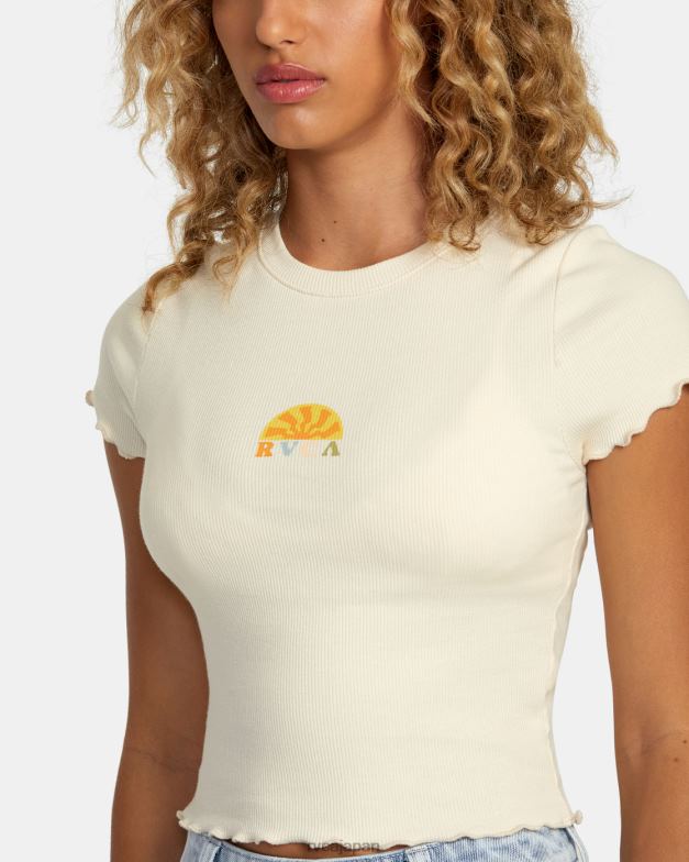 衣類 TP8J1243 クリーム RVCA 女性 シャインティー