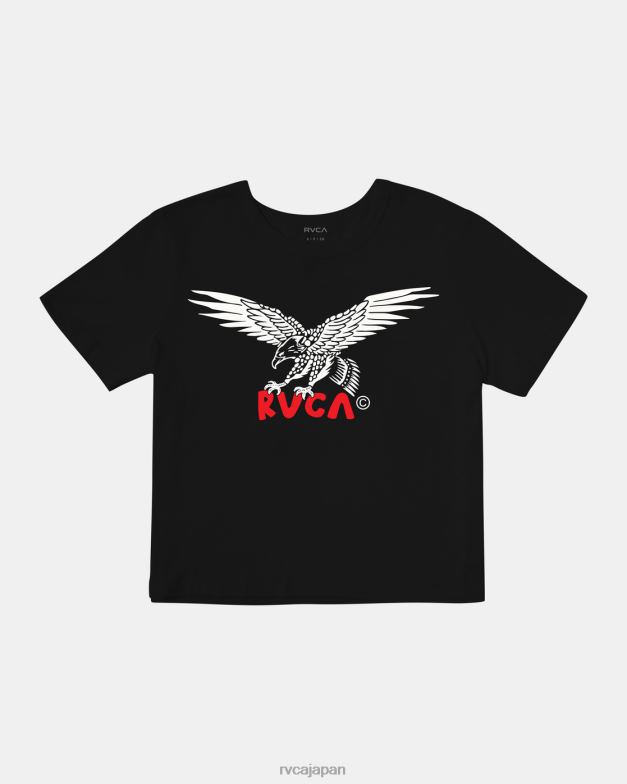 衣類 TP8J1247 黒 RVCA 女性 愛国者Tシャツ
