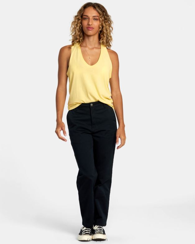 衣類 TP8J1248 ゴールデン RVCA 女性 ミントタンクトップ