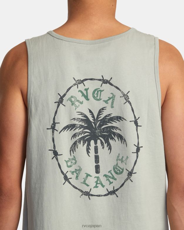 衣類 TP8J127 鉄 RVCA 男性 パームワイヤータンク