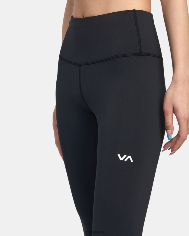 衣類 TP8J1291 黒 RVCA 女性 VA エッセンシャルトレーニングレギンス