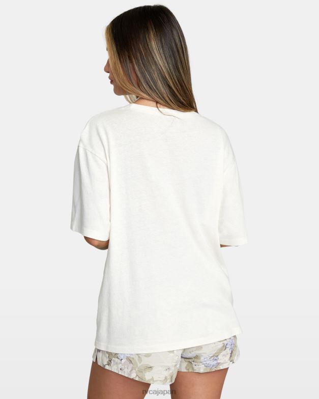 衣類 TP8J1314 雲 RVCA 女性 PTC Anyday オーバーサイズ T シャツ