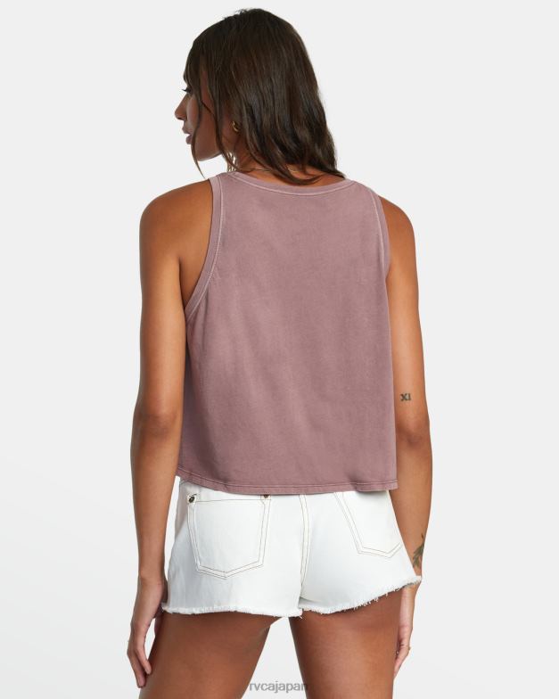 衣類 TP8J1323 藤色 RVCA 女性 小さいタンクトップ