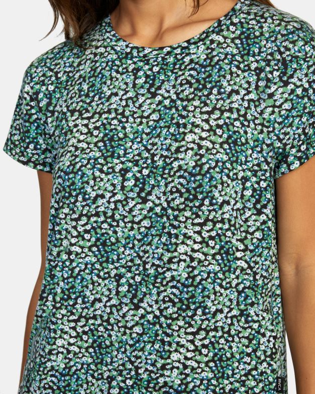 衣類 TP8J1338 手のひら RVCA 女性 リセス 3 クルーネック T シャツ