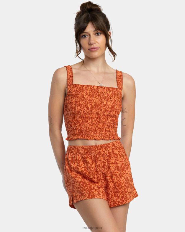 衣類 TP8J1345 サンダルウッド RVCA 女性 テラスタンクトップ