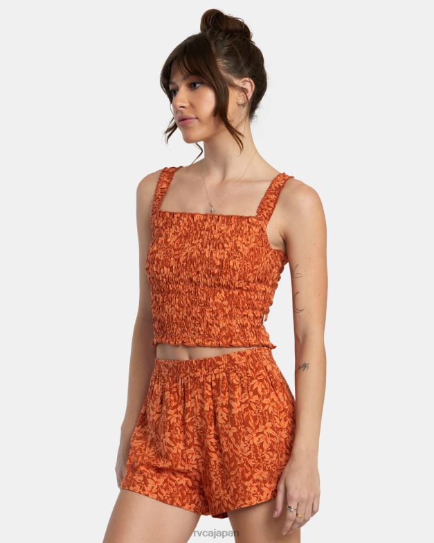 衣類 TP8J1345 サンダルウッド RVCA 女性 テラスタンクトップ