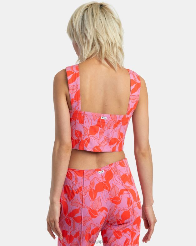 衣類 TP8J1367 シクラメン RVCA 女性 ヴィラタンクトップ