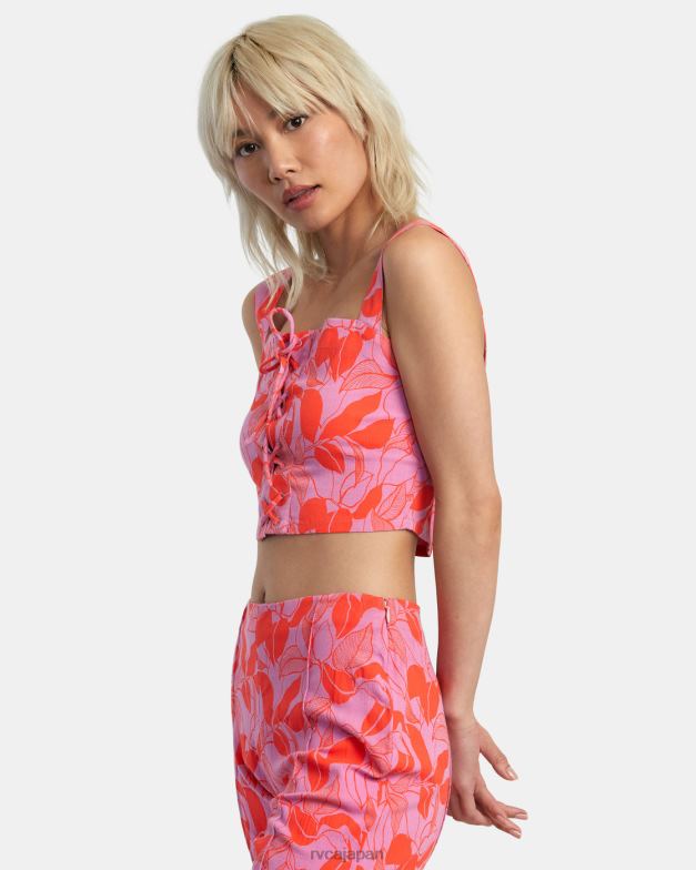 衣類 TP8J1367 シクラメン RVCA 女性 ヴィラタンクトップ