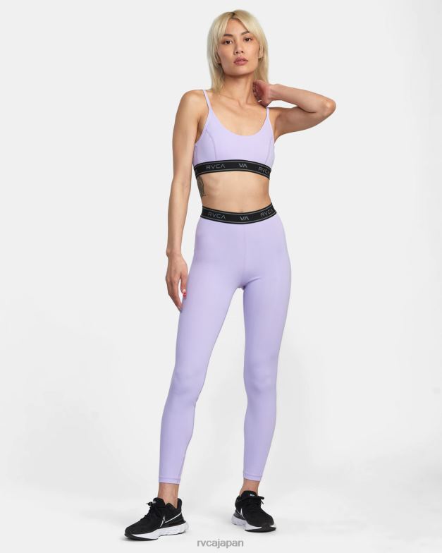 衣類 TP8J1368 ラベンダー RVCA 女性 ベーストレーニングレギンス