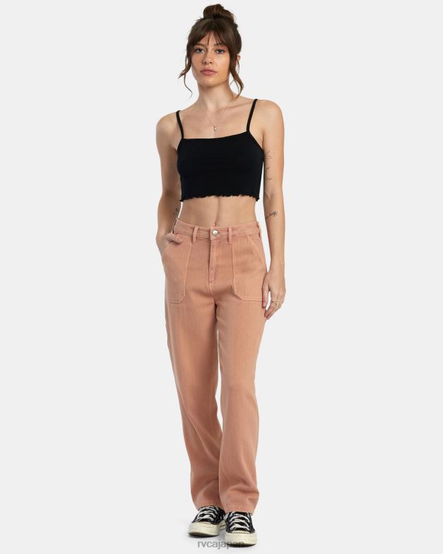 衣類 TP8J1414 黒 RVCA 女性 タンクトップ全部