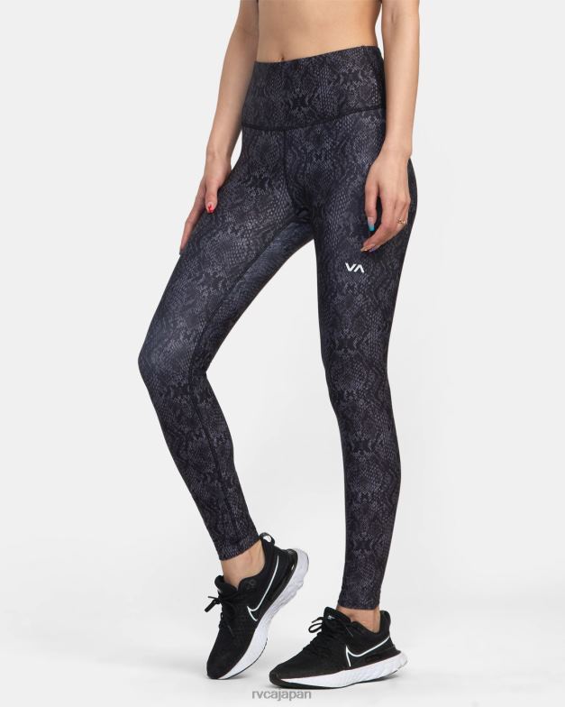 衣類 TP8J1428 蛇 RVCA 女性 VA エッセンシャルトレーニングレギンス