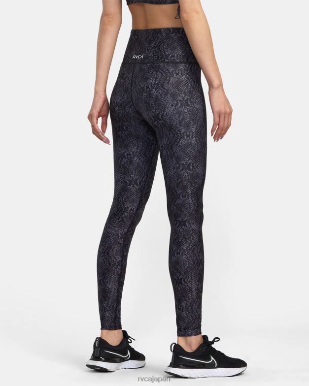 衣類 TP8J1428 蛇 RVCA 女性 VA エッセンシャルトレーニングレギンス