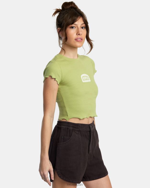 衣類 TP8J1429 シダ RVCA 女性 もつれたクラスメイト Tシャツ