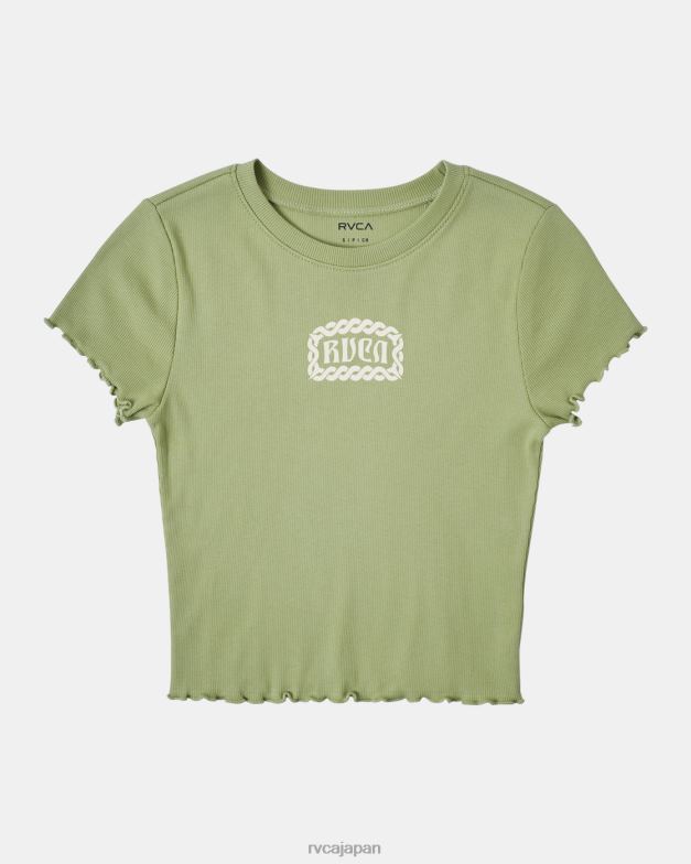 衣類 TP8J1429 シダ RVCA 女性 もつれたクラスメイト Tシャツ