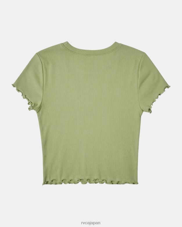 衣類 TP8J1429 シダ RVCA 女性 もつれたクラスメイト Tシャツ