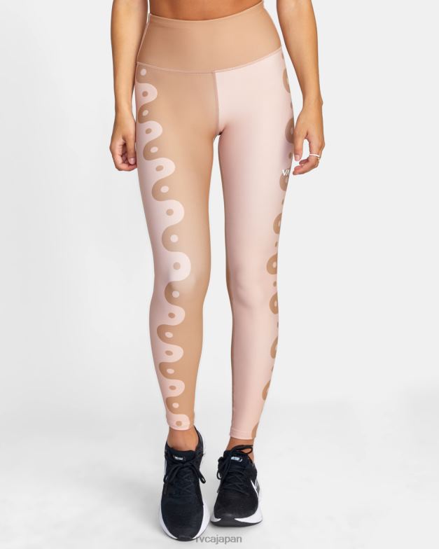 衣類 TP8J1469 リニアヤンダスティローズ RVCA 女性 リニアヤントレーニングレギンス