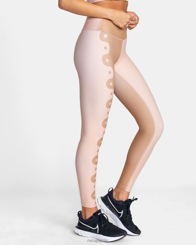 衣類 TP8J1469 リニアヤンダスティローズ RVCA 女性 リニアヤントレーニングレギンス