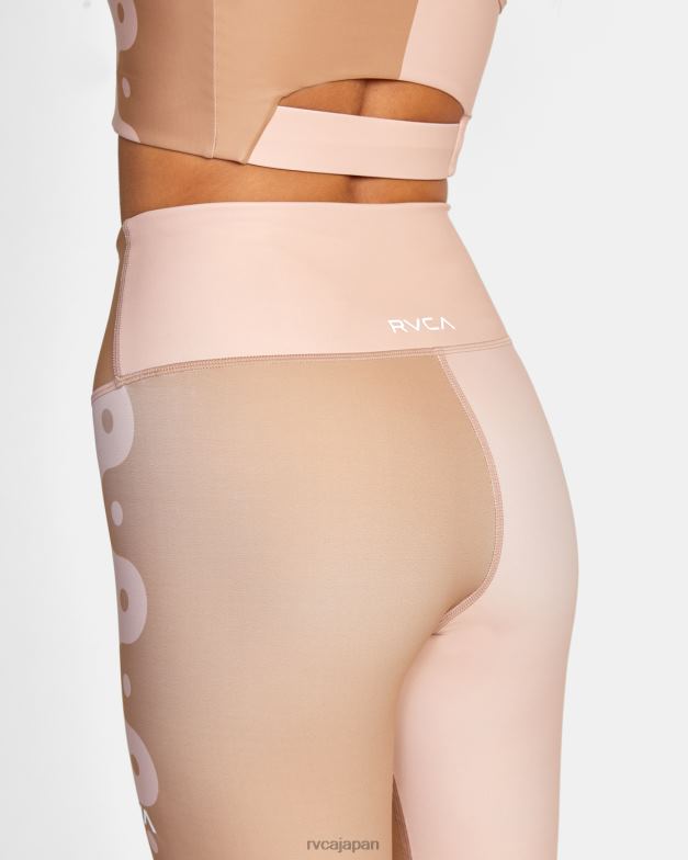 衣類 TP8J1469 リニアヤンダスティローズ RVCA 女性 リニアヤントレーニングレギンス