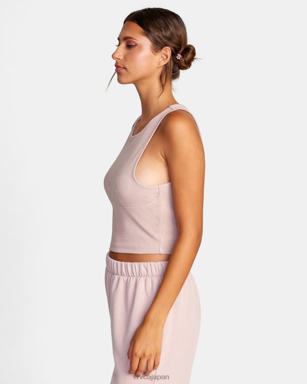 衣類 TP8J1510 ダスティローズ RVCA 女性 テストドライブクロップドタンクトップ