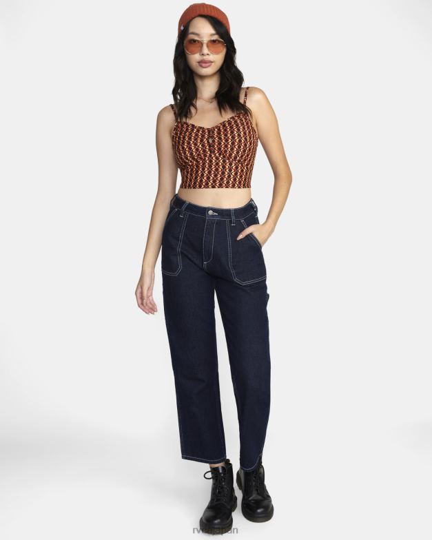 衣類 TP8J1542 エスプレッソ RVCA 女性 モクシータンクトップ