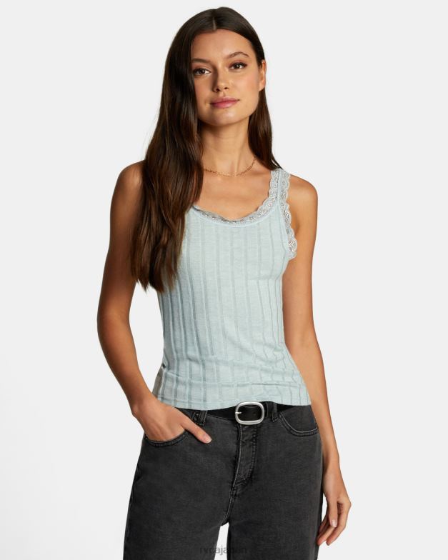 衣類 TP8J1590 虹彩 RVCA 女性 フルスイングタンクトップ