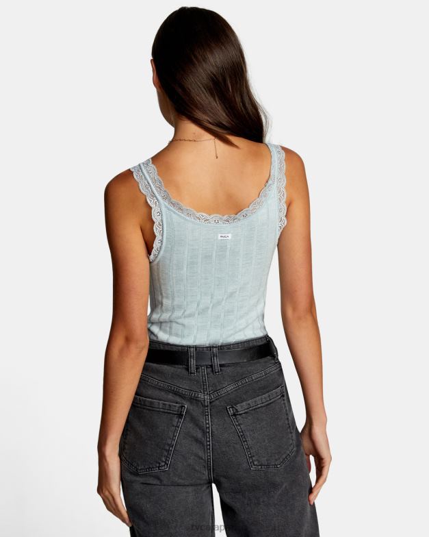 衣類 TP8J1590 虹彩 RVCA 女性 フルスイングタンクトップ